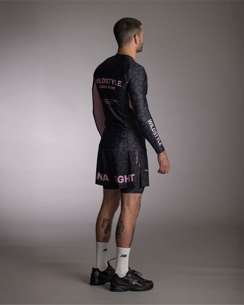 WANA (We All Need Anarchy) FIGHT Long Sleeve Rash Guard